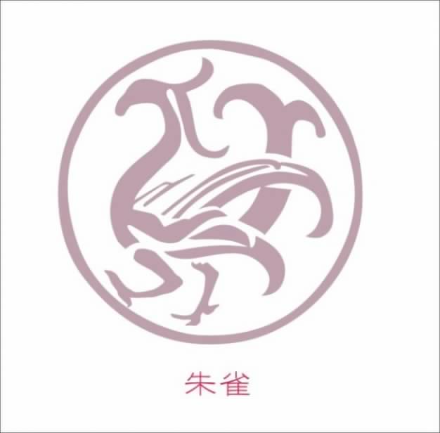 Suzaku circle material with Abstract dragon