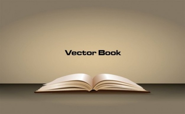 3d sleek graphic with opened book on brown surface