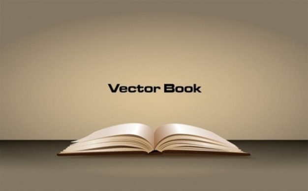 3d sleek graphic with opened book on brown surface