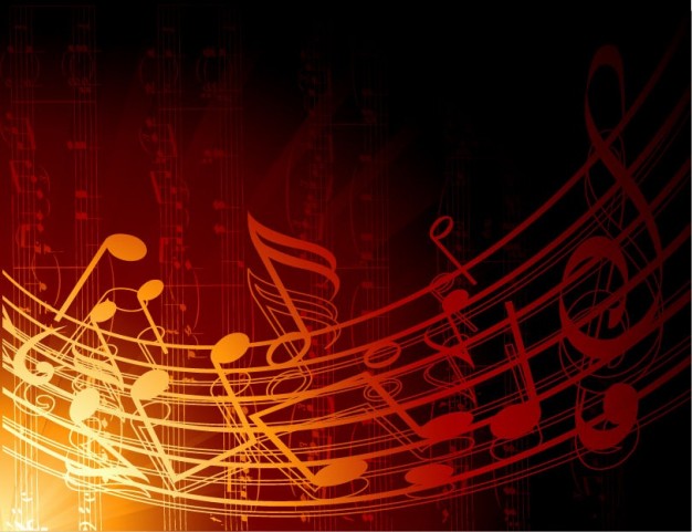 Art abstract Graphics music background illustration about Music Color