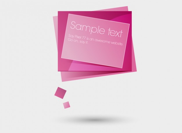 Templates speech Graphics square bubble banner template about Programming Languages