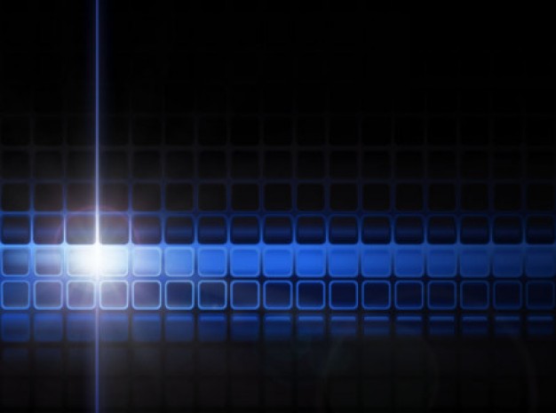 abstract background made by blue squares