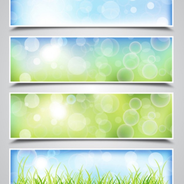 abstract background with green bubbles