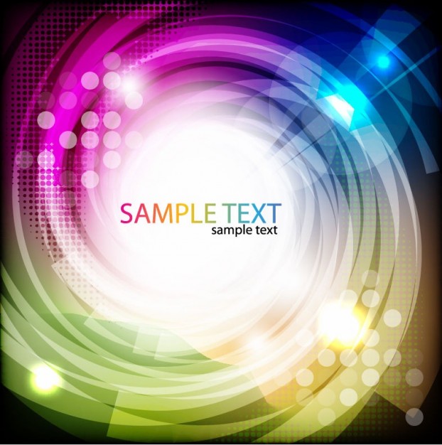 abstract colored light swirl background