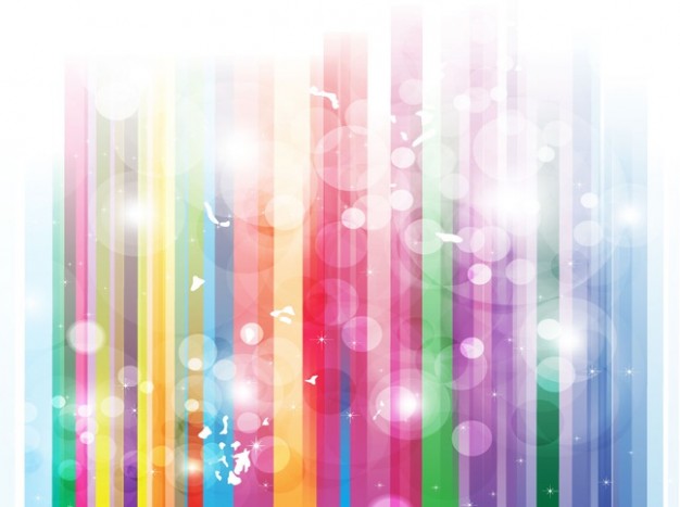 colorful stripes with nimbus background