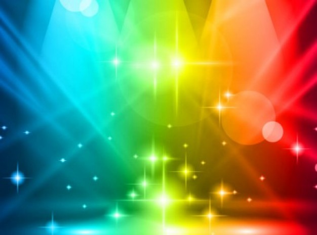 dream multicolored lights party background