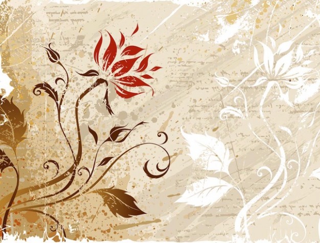 elegant Flower vintage grunge flower wallpaper about Floral Business