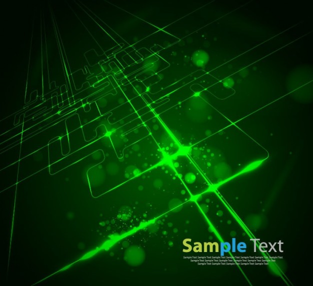 green Graphics abstract Geometry modern virtual technology logo about Adobe Photoshop Geometric art