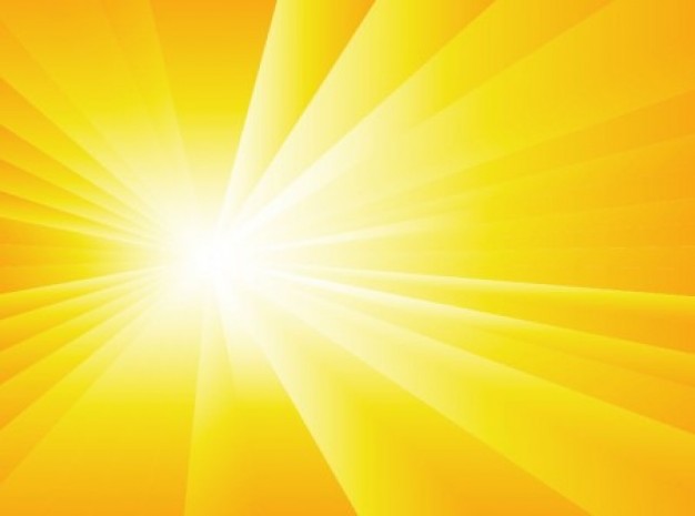 radial sun light background about yellow sunlight