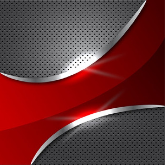 red arc background in metal color