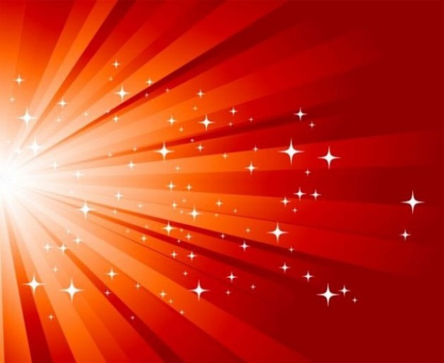 red burst of light background