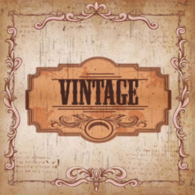 retro vintage background or greeting card with stained