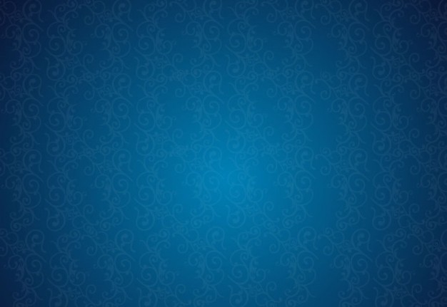 Rococo abstract Baroque retro blue floral flower pattern about Art Flowers