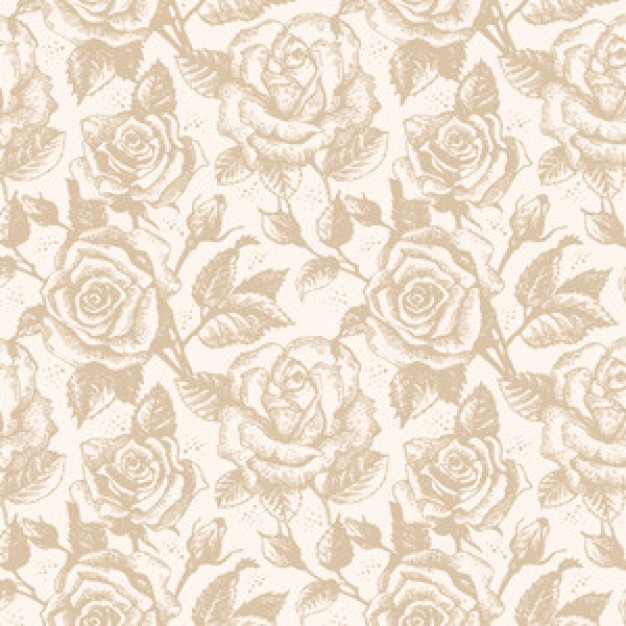 rose retro Plants pattern about garden pattern