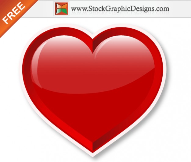 valentines day lovely Greeting card red shiny valentine heart illustration about holiday Saint Valen