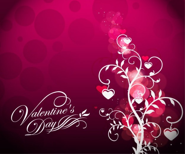 Valentine's Day valentine Holidays s day floral on red background about Romance card