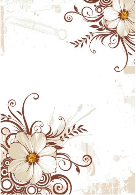 vintage Flowers Craft background about art pattern