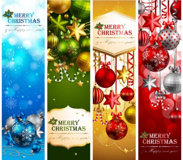 beautiful elements material of christmas theme