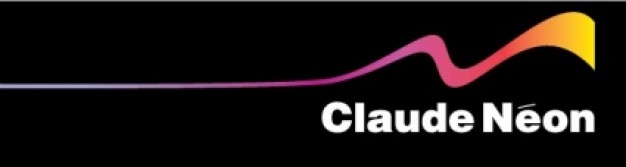 claude neon logo of company logo