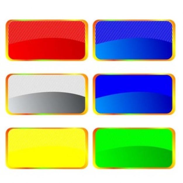 colorful squareness banner collection