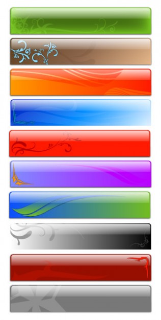 decoration floral elements material for web page design