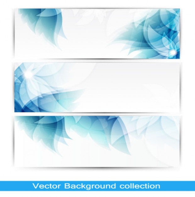 the abstract banner with abstract floral