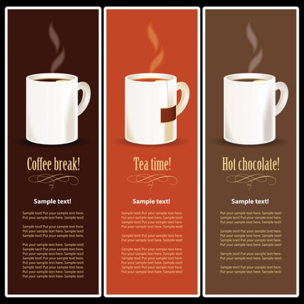 the drinks menu for coffee product logo design