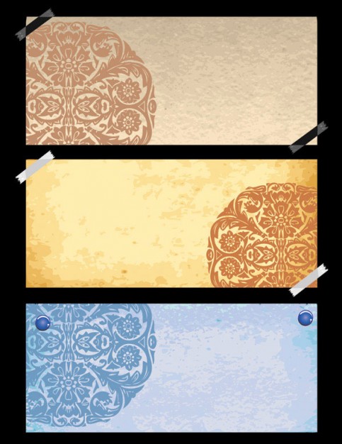 the old classical pattern paper material