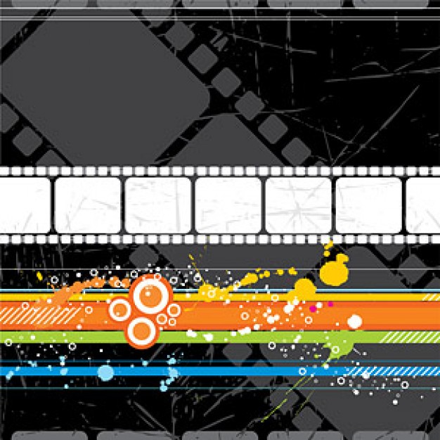 theme template with the film material