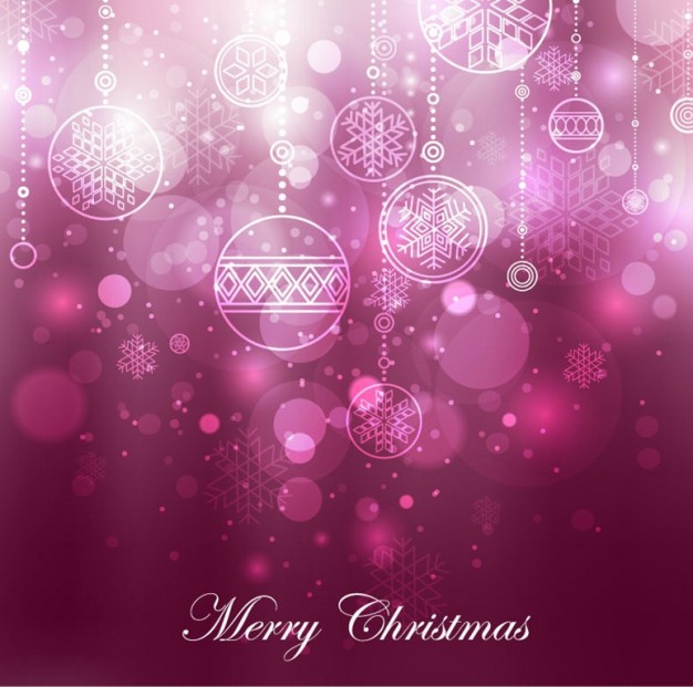 Christmas purple Holiday christmas decoration background about Snowflake Shopping