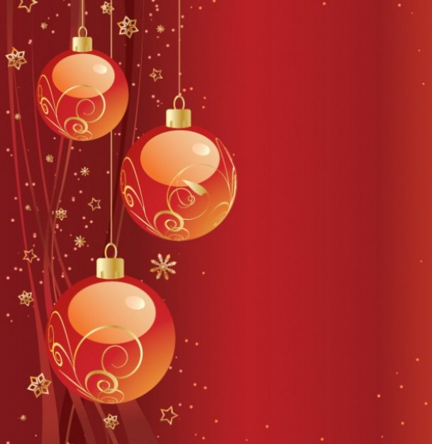 Christmas red ornament brilliant xmas balls background about Holiday Shopping