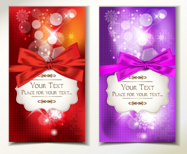 Christmas text Arts banner with ribbon and glitter about Crafts Ornaments