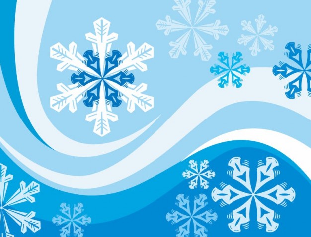 blue style Graphics snowflakes Snow winter background about Christmas Snowflake