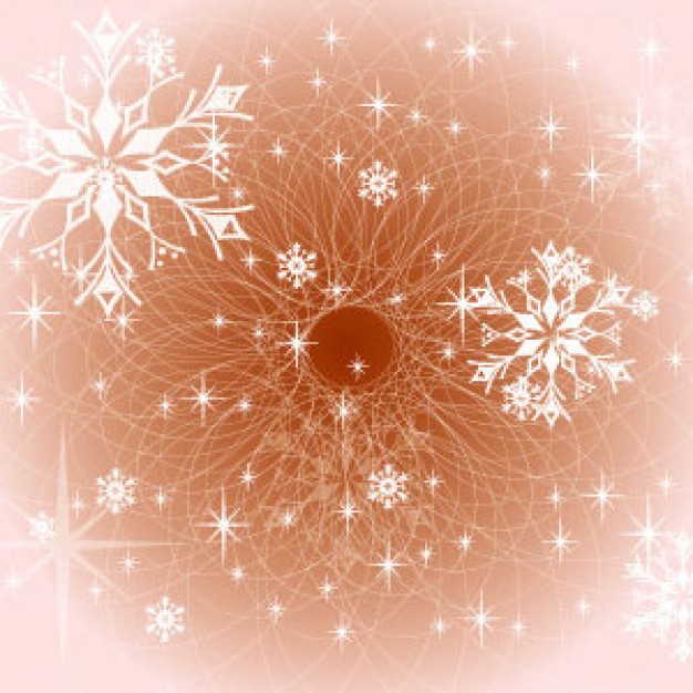 brown Home winter design about snowflakes Pink background