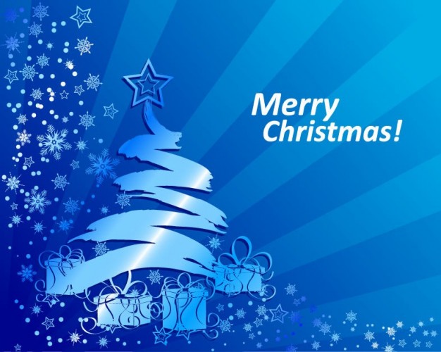 Christmas abstract Christmas tree blue christmas background illustration about Holiday Christmas orn