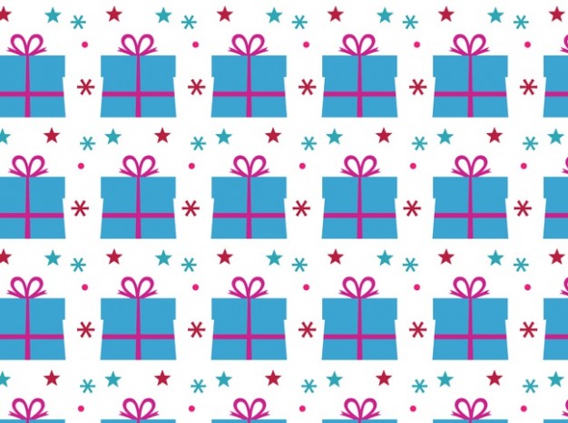 Christmas birthday present celebrate pattern about blue gift boxes