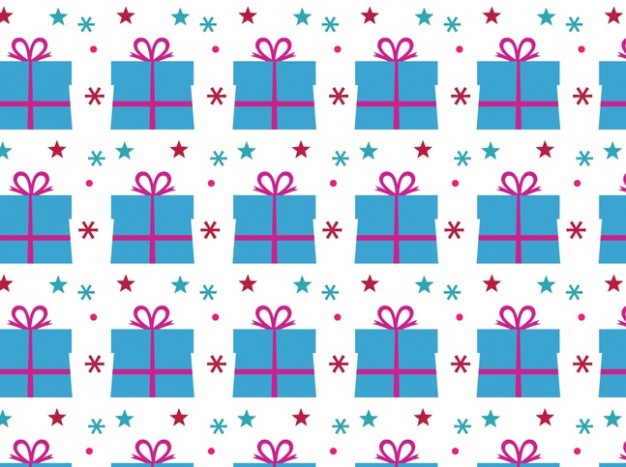 Christmas birthday present celebrate pattern about blue gift boxes