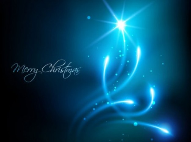 Christmas blu Christmas tree lights as xmas tree background about holiday Christmas style