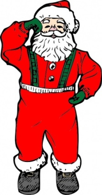 Christmas dancing Santa Claus santa clip art about Christmas character