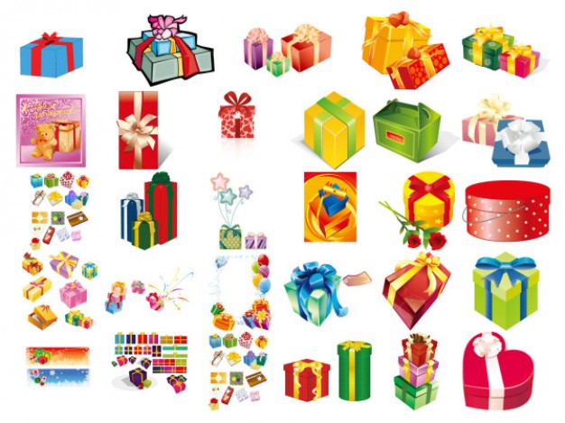 Christmas gift box set of material about Gift Baskets collect