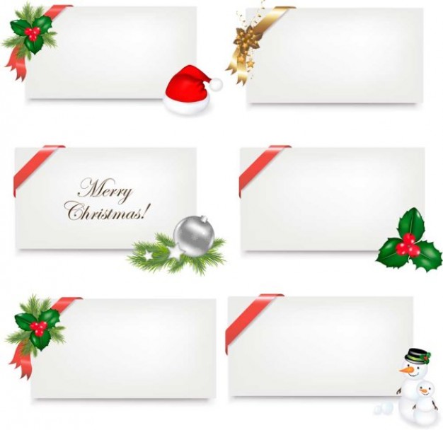 Christmas Gift plain greetings cards about Holiday card design