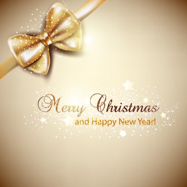 Christmas gold Holiday merry christmas greeting about elegant Christmas card design