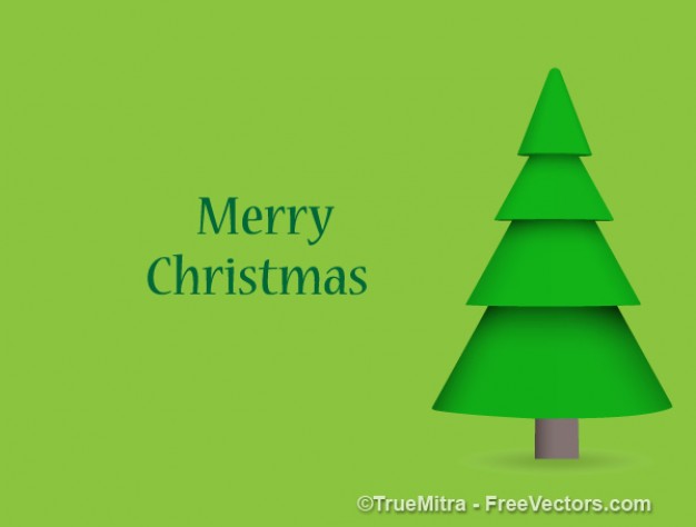 Christmas green tree christmas pine greeting card about Holiday Tree