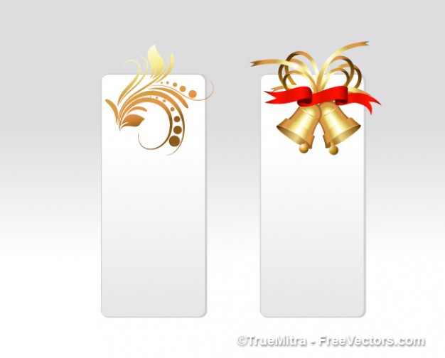 Christmas Holiday banners with ornaments Decoration