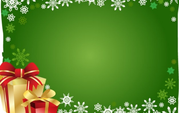 Christmas holiday gift and background about snowflake and Gift box