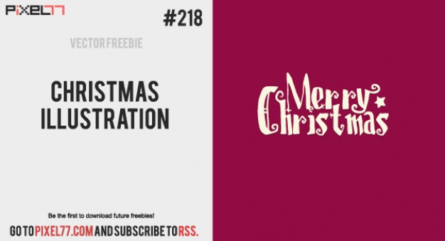 christmas illustration cover with grey and pink pages