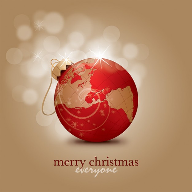Christmas merry Holidays christmas ball signed with world map everyone about Opinions Literature wit
