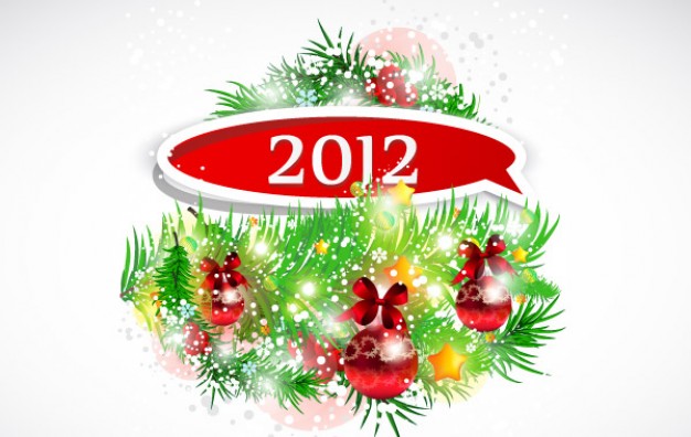 Christmas new Apple year 2012 about Holiday New Year