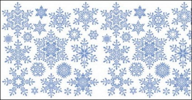 Christmas Snowflake about England Folklore holiday pattern