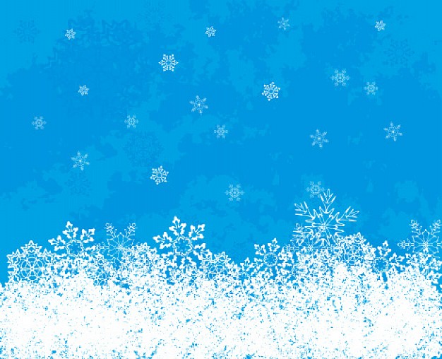 Christmas snowflakes staked on bottom of blue background about Crafts Holidays